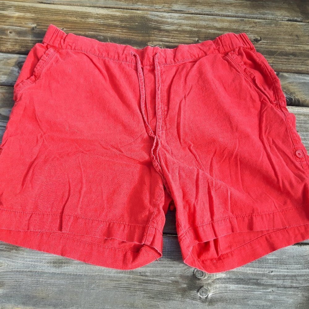 JOE FRESH Women's Red Shorts Joe Fresh XL